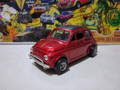 Politoys 1:25, Serie M: N°599 "FIAT 500L".  Fiat Abarth 595. Ottimo Stato! - Immagine 1 di 4