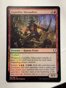 Coastline Marauders FOIL Commander Legends NM Red Uncommon MAGIC CARD - Picture 1 of 1