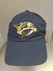 Gorra con tirantes de la NHL para hombre talla única azul marino logotipo de hockey de Nashville Predators - Imagen 1 de 5