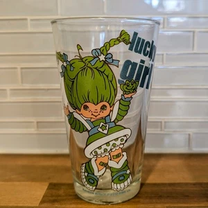 2010 Rainbow Brite Tumbler Glass Cup Lucky Girl Patty O’ Green Spencers Gifts - Picture 1 of 9