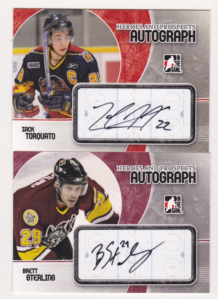 07-08 ITG Brett Sterling Auto Heroes & Prospects Autograph - Image 1 of 1