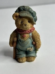 Cherished Teddies 1994 Tiny Ted-Bear with Crutch "God Bless Us All" 614777 - Picture 1 of 7