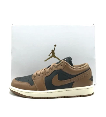 *NEW* Women NIKE Air Jordan 1 Low Archaeo Brown / Black (DC0774 021) 👍 - Image 1 of 4