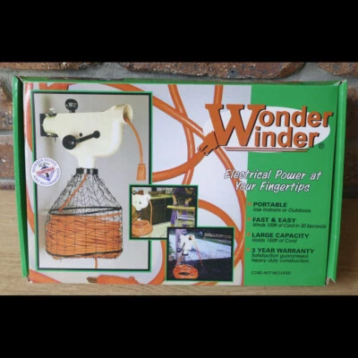 WONDER WINDER Extension Lead Cord Winding Organiser Reel Holder for Garage Shed - image 1 of 4