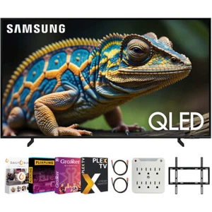 Samsung QN32Q60D 32 Inch QLED 4K Smart TV (2024) with Movies Streaming Pack - Picture 1 of 12