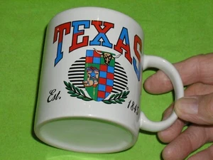 TEXAS EST. 1845 COFFEE MUG - Picture 1 of 2