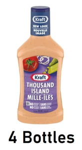 Kraft Thousand Island Stare Salad Dressing 475ml Each 4 Bottles - Picture 1 of 1