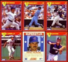 Eric Davis #58 1989 Score 100 SuperStar