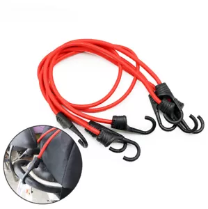 8mm Heavy Duty Bungee Bungee Cord Luggage Straps Rope Hooks Stretch Shock Cord - Picture 1 of 5