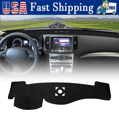 For Infiniti G25 G37 Q60 Leather Dashmat Dash Cover Dashboard Mat Interior Pad - Image 1 of 4