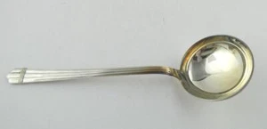 Christofle France Aria Silverplate Solid Soup Ladle - Picture 1 of 7