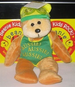 BEANIE KIDS COZZIE THE AUSSIE BEAR ( RETIRED 2004 ) * BRAND NEW* - Picture 1 of 1