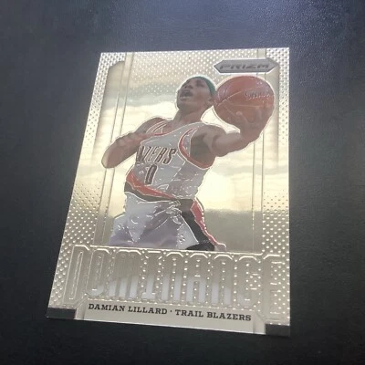 2013-14 panini prizm damian lillard Insert Blazers Nm - Image 1 of 2