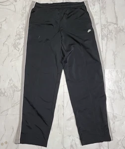Vintage Nike Silver Label Black Breathable Ankle Zip Sweatpants Men's XXL - Picture 1 of 12