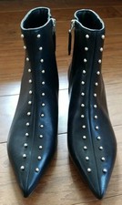 nine west zone out studded booties