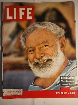 1960 September 5 LIFE Ernest Hemingway The Dangerous Summer Part 1  (MH65) - Image 1 of 4