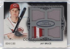 2011 Topps Marquee Gametime Mementos Quad Relics /199 Jay Bruce #GMQR-23