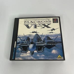 Ps1 Macross Digital Mission Vf-X Vintage Video Game from japan Rare Import - Picture 1 of 6