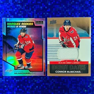 2020 Marquee Rookies Connor McMichael Sunset #154 & Debut Dates Gold #DD-11 - Picture 1 of 8