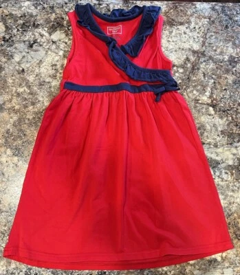 Vestido patriótico rojo y azul Southern Tots para niñas pequeñas talla 4T Foto 1 de 4