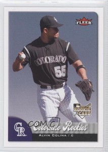 2007 Fleer Alvin Colina #321 Rookie RC