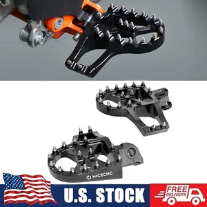 NICECNC Extender Foot Pegs Rests Pedals For KTM 150 250 300 XC 250XC-F 2006-2016 - Picture 1 of 11