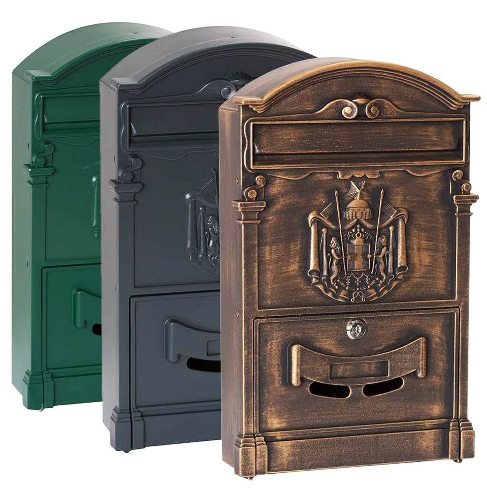 CASSETTA POSTALE STILE CLASSICO ALLUMINIO BRONZO ARREGUI RESIDENCIA D-2151 - Immagine 1 di 1