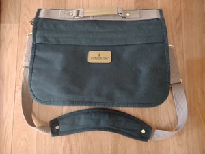 Vintage London Fog Forest Green Messenger Bag - Picture 1 of 4