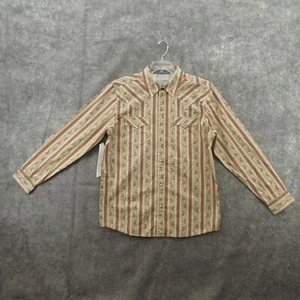 Cody James Men Shirt Large Western Pearl Snap Long Sleeve Cotton New - Picture 1 of 14