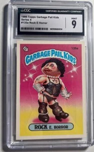 1985 GARBAGE PAIL KIDS SERIES 4- #155A-ROCK E.HORROR-CGC 9-GEM CASE- - Picture 1 of 1
