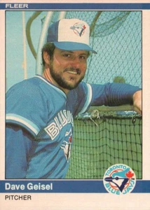 Fleer Baseball #154 1984 - Dave Geisel - Toronto Blue Jays 84-691 - Imagen 1 de 2