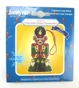 Janlynn gezählt Kreuzstich Nussknacker Bär Ornamente neu versiegelt - Bild 1 von 2