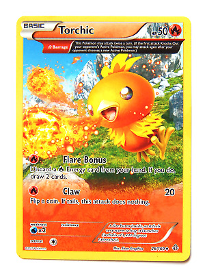 Torchic 26/160 (NM, Pokemon Card, Primal Clash, 2015, Fire, Uncommon)