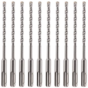 10 Pack x SDS Plus Masonry Drill Bit + Tungsten Carbide Tip For Brick Stone Etc - Picture 1 of 49