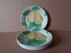 6 Corelle Fruit Alfresco Salad Plates 7-1/4" in Diameter Made in USA Pears - Picture 1 of 2