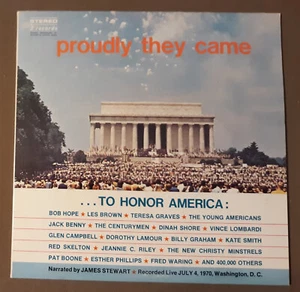 Proudly They Came ... To Honor America by Landmark Records 33rpm VINYL LP Double - Picture 1 of 3