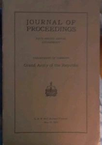 3 Journal Of Proceedings 1917, 1918,1919 Grand Army of The Republic Vermont - Picture 1 of 10