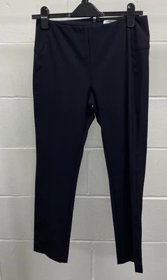Pantalón Veronica Barba Azul Marino Elástico Elástico Reino Unido 12??? Foto 1 de 3