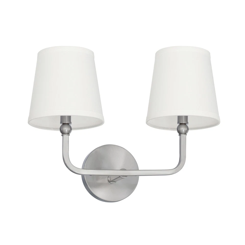Capital Lighting Dawson 2 Light Vanity Brushed Nickel - 119321bn-674