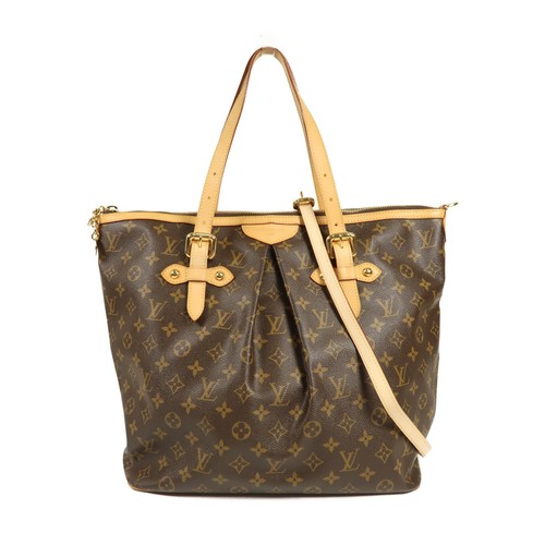 LOUIS VUITTON（LV） LOUIS VUITTON LV GHW Palermo GM 2 vie spalla M40146 monogramma marrone