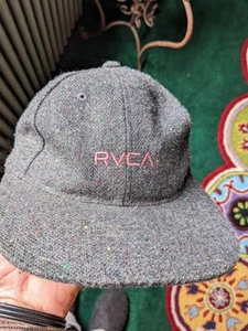 RVCA Mid Fit Tweed Baseball Style Hat Cap Gray With Multicolor Flecks Surf Skate - Picture 1 of 15