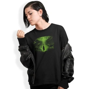 T-Shirt Alien Abduction UFO Sci-Fi Abenteuer Druck Geburtstag Geschenk S - 3XL - Bild 1 von 5