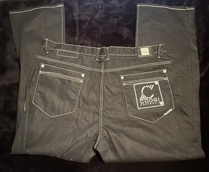 Coogi 1969 Herren Dark Wash Embroidered Logo Baggy Jeans Größe 46x36 Australien - Bild 1 von 6