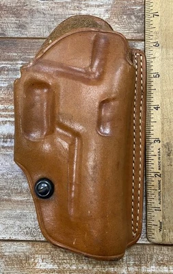 Galco Usa 30B 22 Brown Leather Gun Holster For 1911 Pistol RH OWB - Image 1 of 4