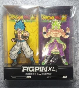 Paquete de 2 prendedores exclusivos FiGPiN XL Dragon Ball Super Gogeta y Broly #X15 y #X16 nuevos - Imagen 1 de 8