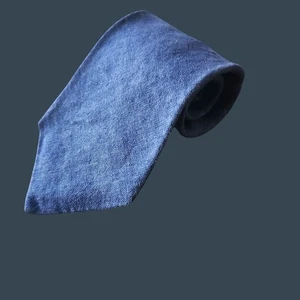 Corbata de lino azul Claiborne para hombre - Imagen 1 de 5