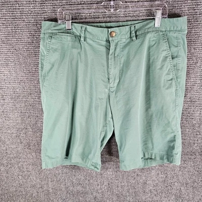 Bonobos Men's Green Chino Shorts Size 38 Waist Flat Front Casual 11" Inseam - Image 1 of 4