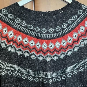 Original Weatherproof Vintage Sweater Men's Small Fair Isle Knit Unisex preppy - Picture 1 of 12