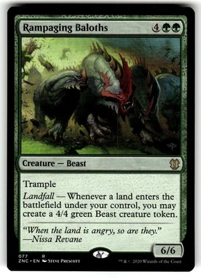 Rampaging Baloths Commander: Zendikar Rising Regular MTG - Image 1 of 2
