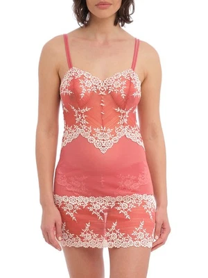 Wacoal Embrace Lace Chemise Semi Sheer Lightweight Nightdress Lingerie Nightwear - Image 1 of 3
